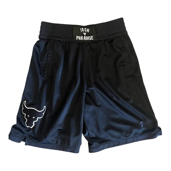 Under Armour x The Rock Project Iron Paradise Boy’s Shorts L - Picture 1 of 6